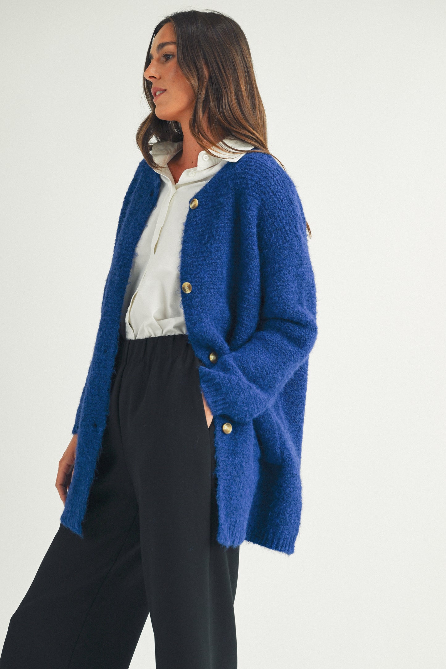 CLASSIC BUTTON DOWN SWEATER CARDIGAN